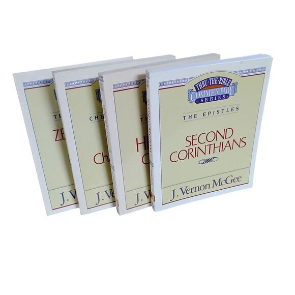 Faith Based Bundle 4 Commentary Books J Vernon McGee 1991 - Picture 6 of 9